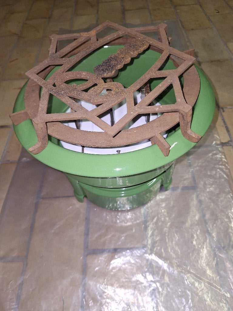 Oud kooktoestel op brandalkool, Huis en Inrichting, Ophalen, Gebruikt, Groen, Minder dan 100 cm