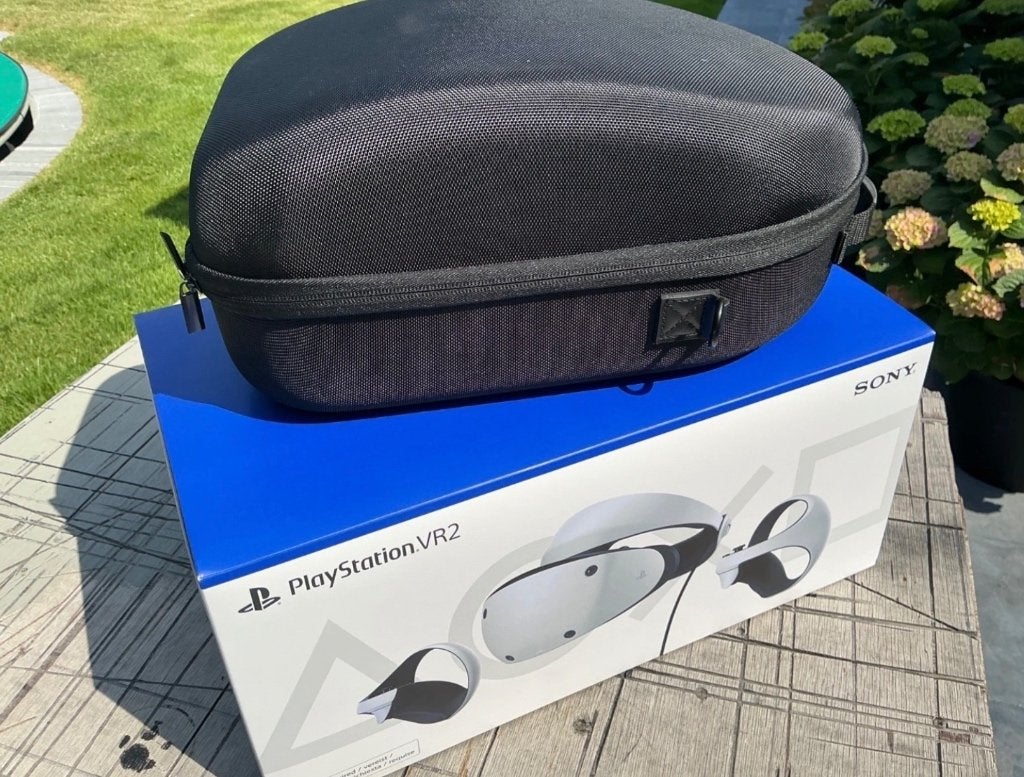 PlayStation VR2 Headset +2 Controllers + Opbergdoos, Enlèvement ou Envoi, Comme neuf, Lunettes VR, Sony PlayStation