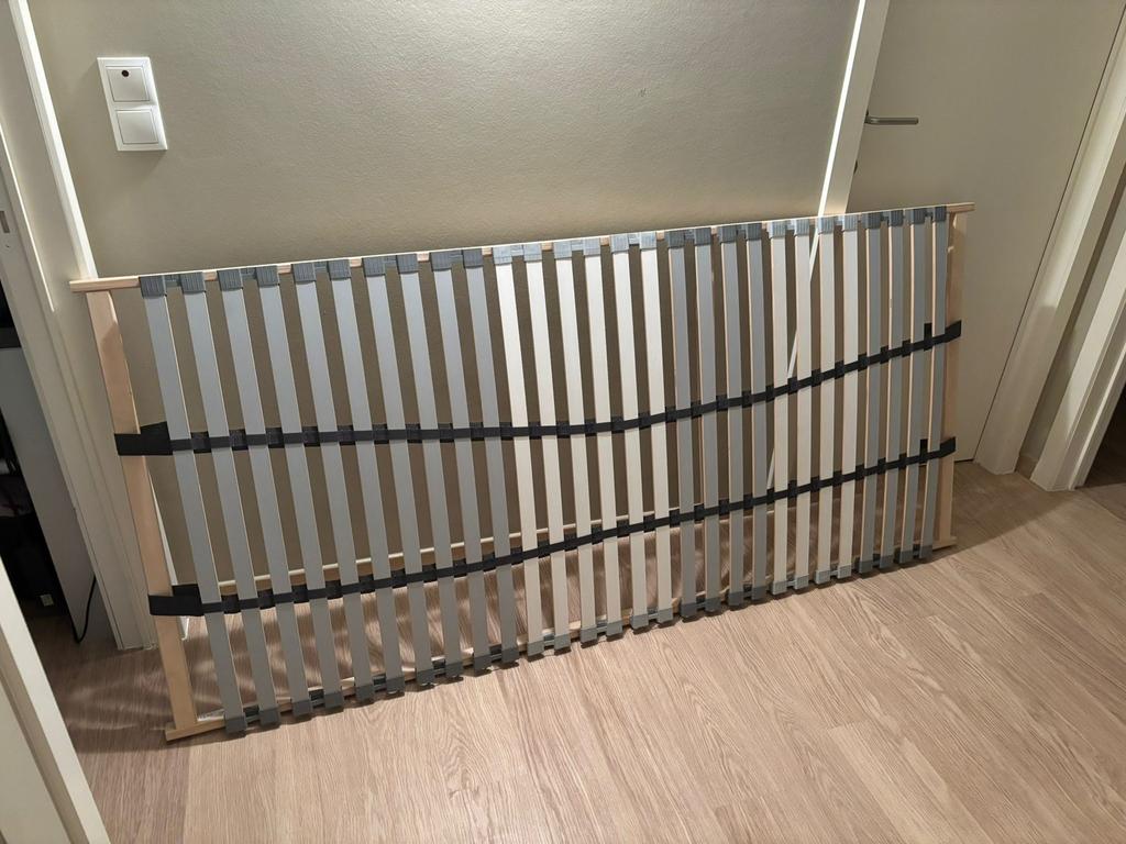 Matras en lattenbodem IKEA 90x200cm, Enlèvement, Comme neuf, Matelas