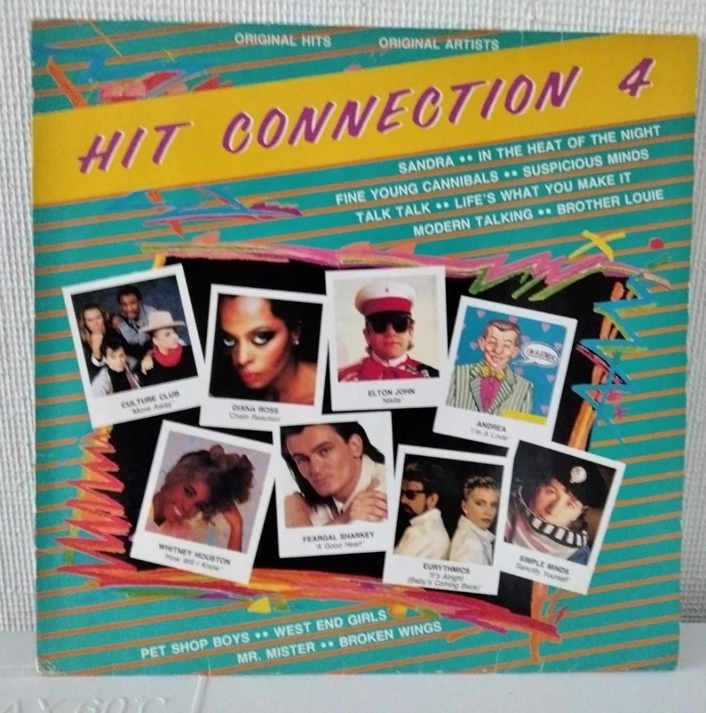 vinyl lp - hit Connection 4 - verzamelalbum, CD & DVD, Enlèvement, 1980 - 1989, Comme neuf