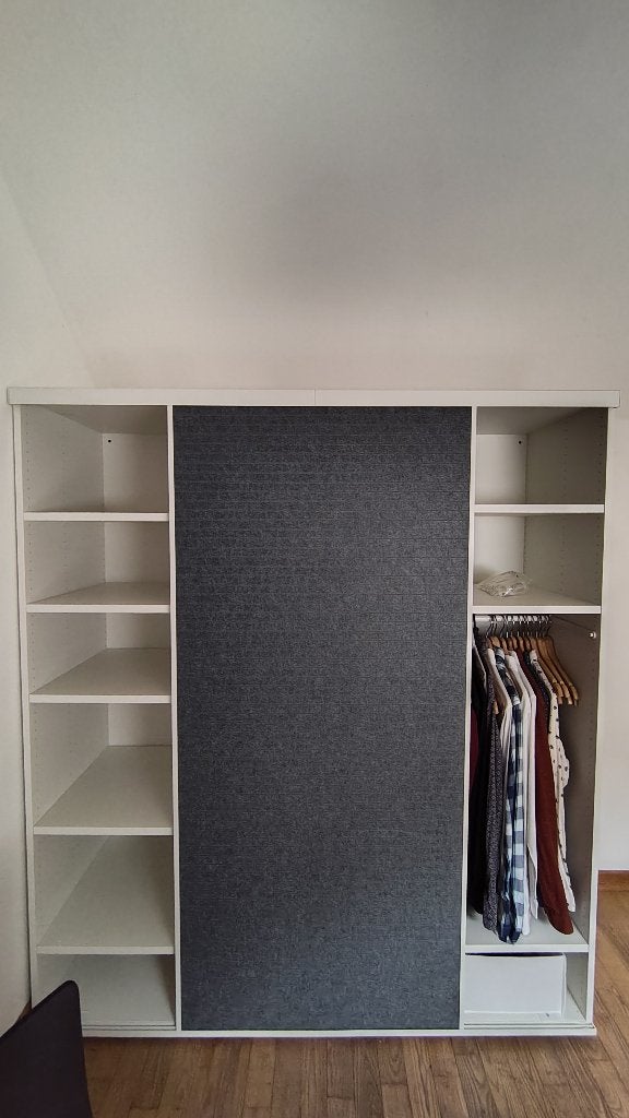 Garde robe ikea 2 compartiments, Comme neuf, 50 à 100 cm, Avec porte(s), 50 à 75 cm