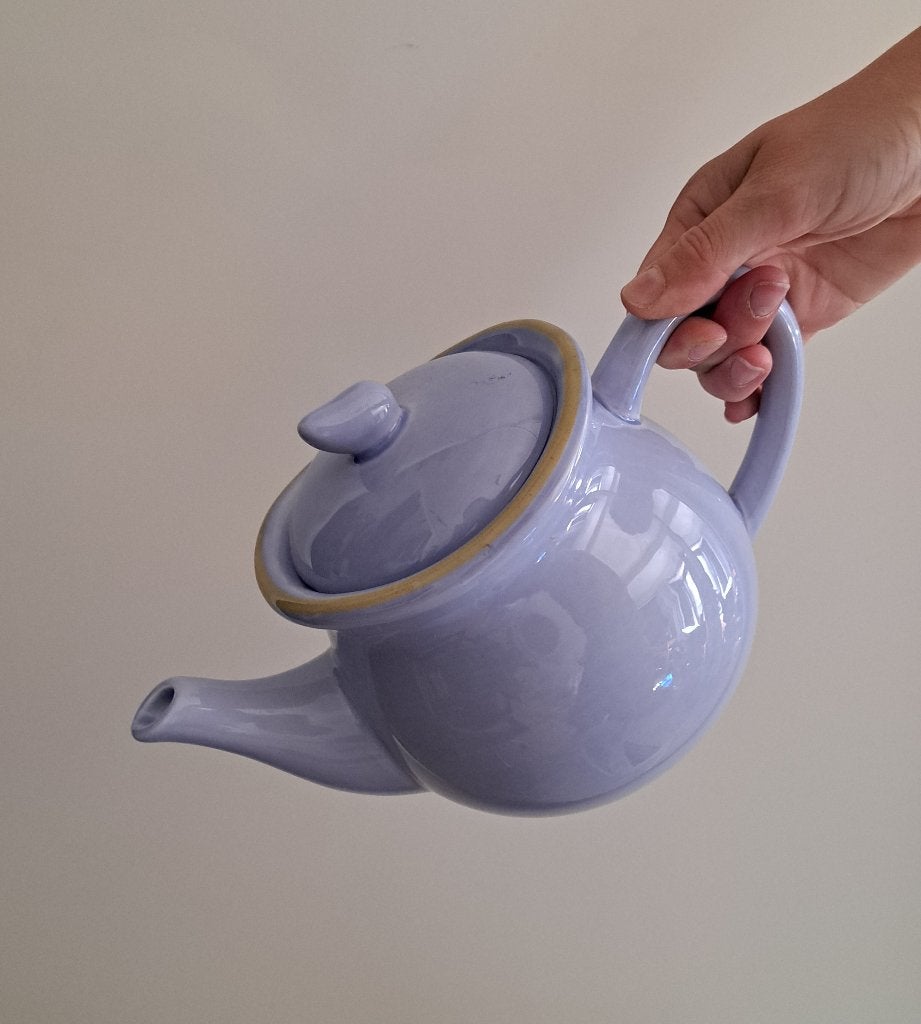 Lila theepot Casa Domani, Huis en Inrichting, Keuken | Servies, Ophalen, Steen, Overige merken, Zo goed als nieuw
