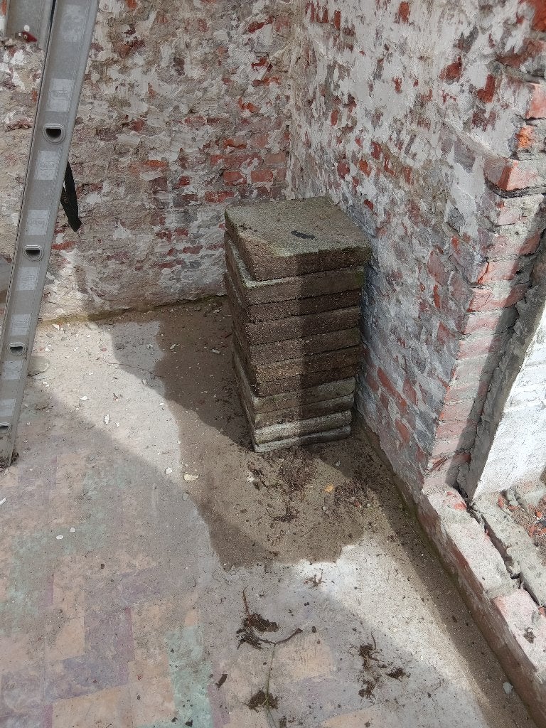 11 gratis dalstenen, Jardin & Terrasse, Pavé & Dalles, Enlèvement, Utilisé