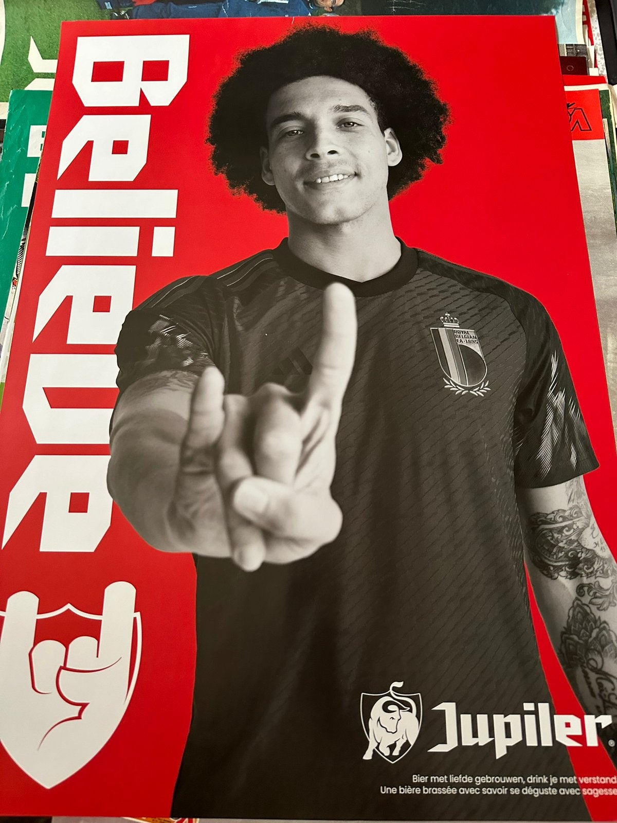 Poster rode duivels, Verzamelen, Ophalen of Verzenden, Nieuw, Poster, Plaatje of Sticker