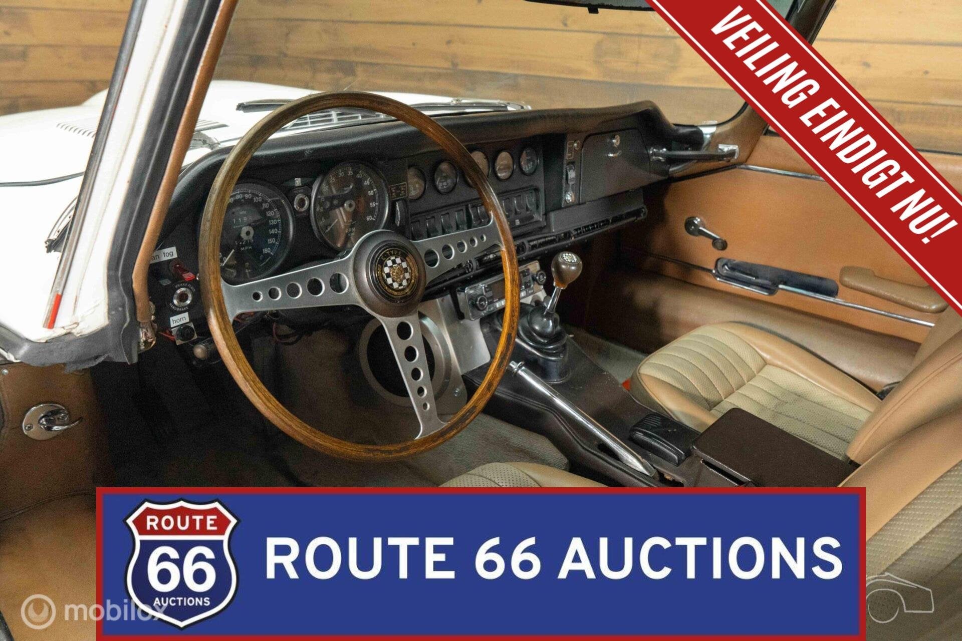 Jaguar E-Type Series 2 Coupe | 1969 | Route 66 Auctions, Autos, Achat, Entreprise, Boîte manuelle, Autre carrosserie