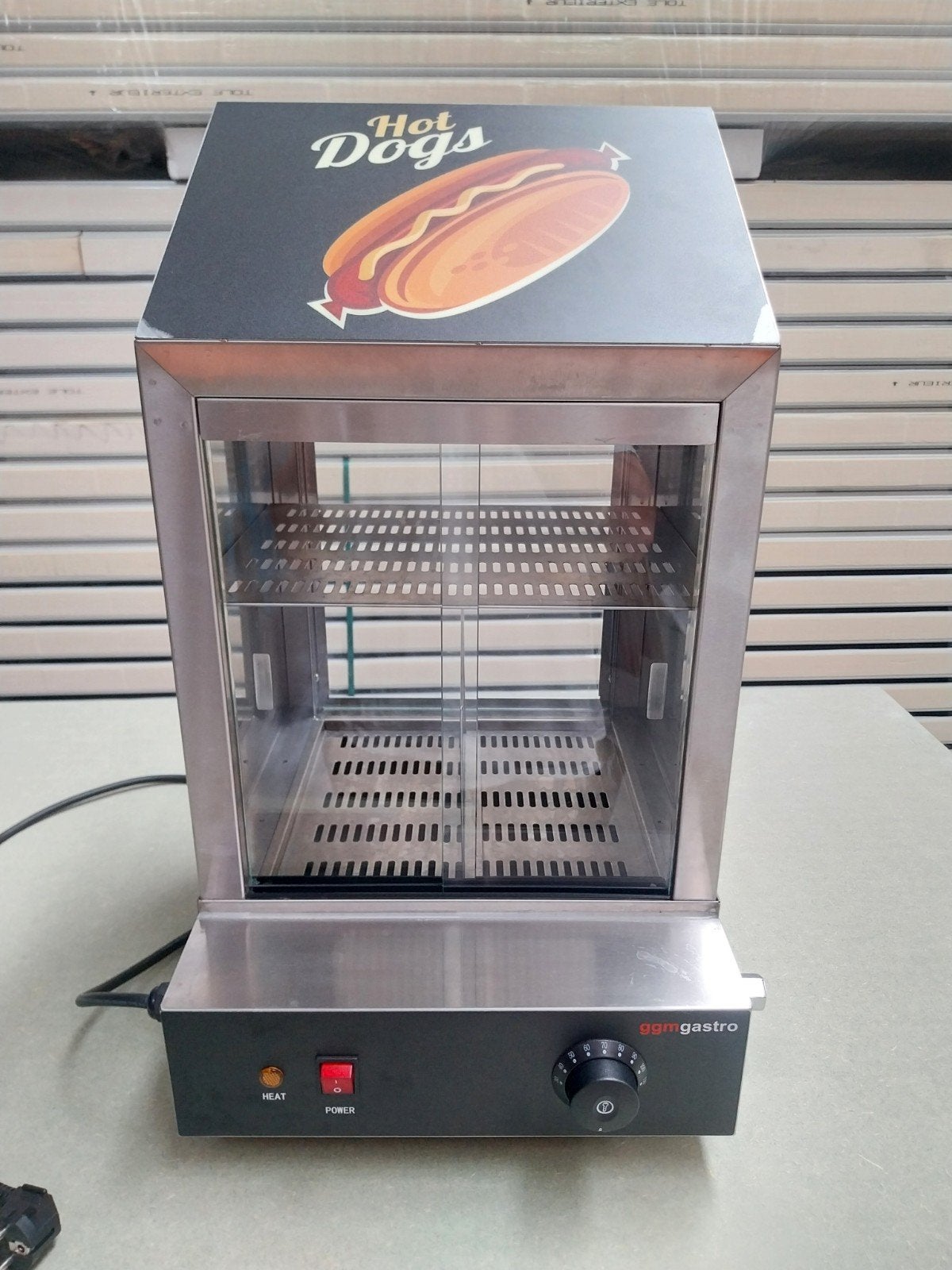 Ggmgastro hot dog steamer warmhouder, Zakelijke goederen, Ophalen, Gebruikt, Ovens, Microgolfovens en Steamers