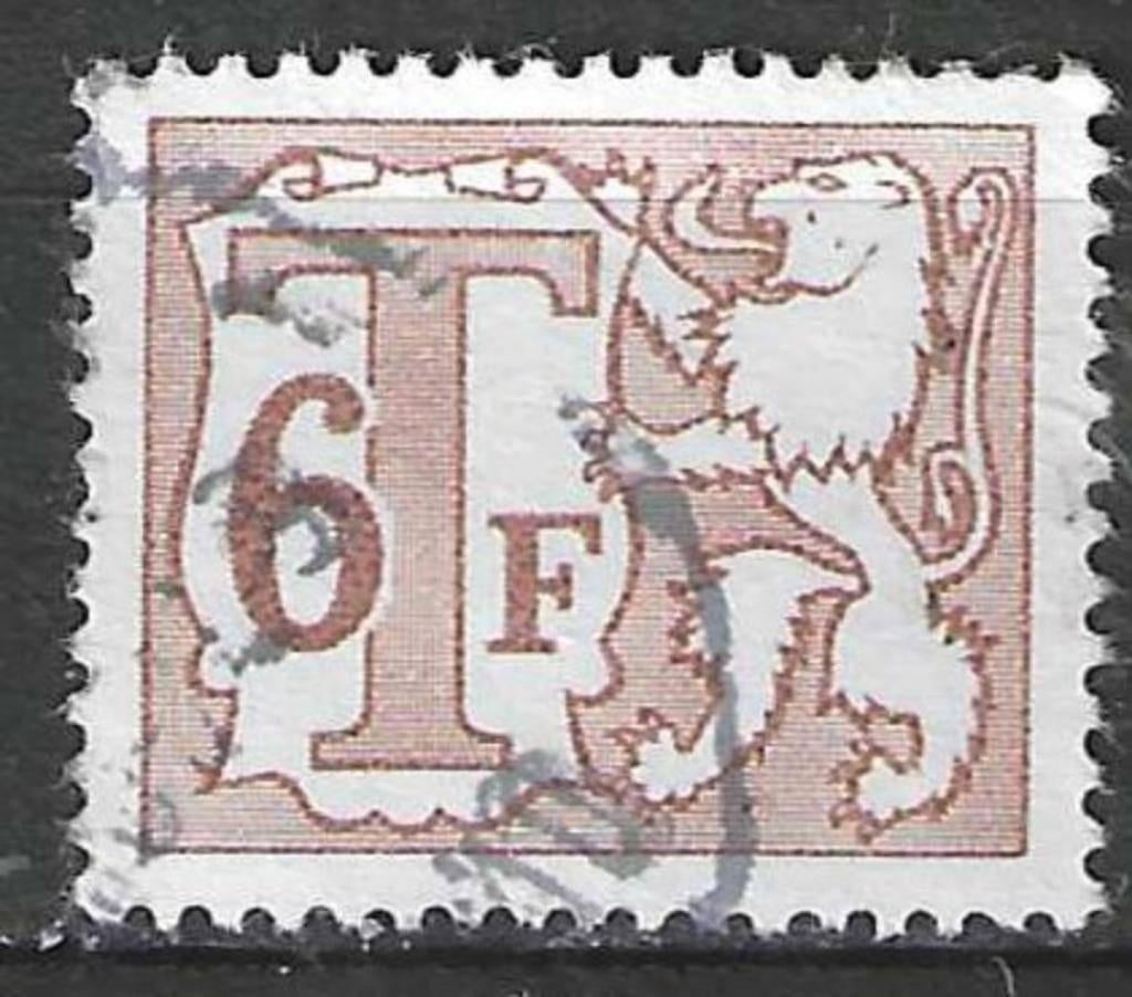 Belgie 1966 - OBP 70TX - Takszegel 6 F. (ST), Verzenden, Gestempeld, Gestempeld