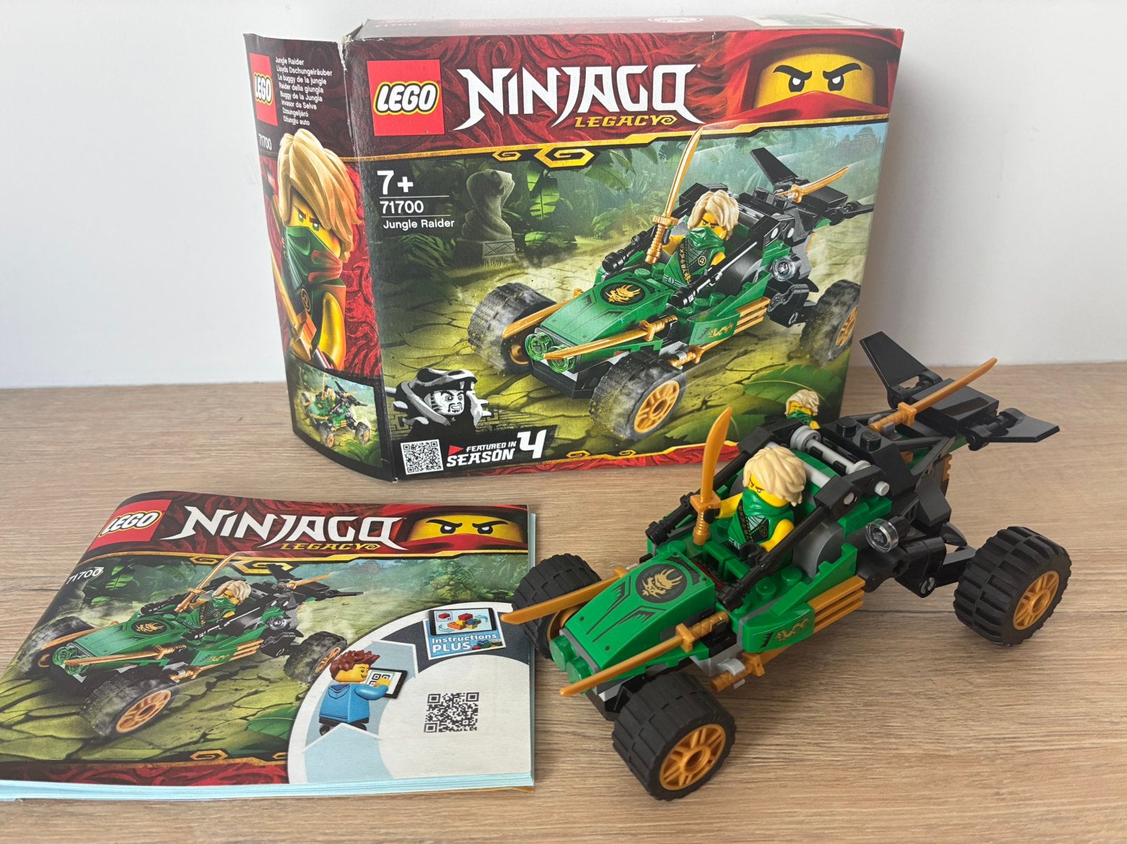 Lego 71700 jungle raider, Lego, Ophalen of Verzenden, Zo goed als nieuw, Compleet
