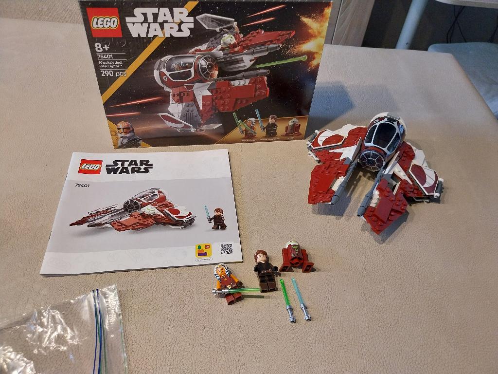 lego star wars 75401 Ahsoka's Jedi Interceptor, Star Wars, Lego, Ophalen of Verzenden, Zo goed als nieuw