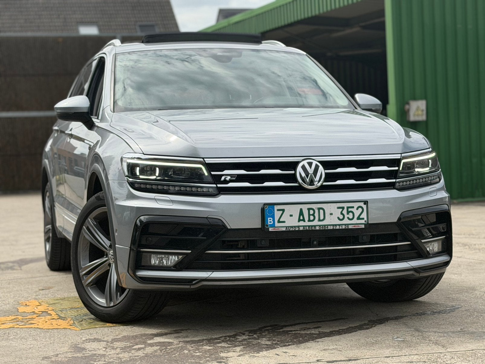 Tiguan R Line 2.0 D Automaat-2021-R Line-7pl-Full Option, Auto's, Automaat, Euro 6, Bedrijf, Diesel