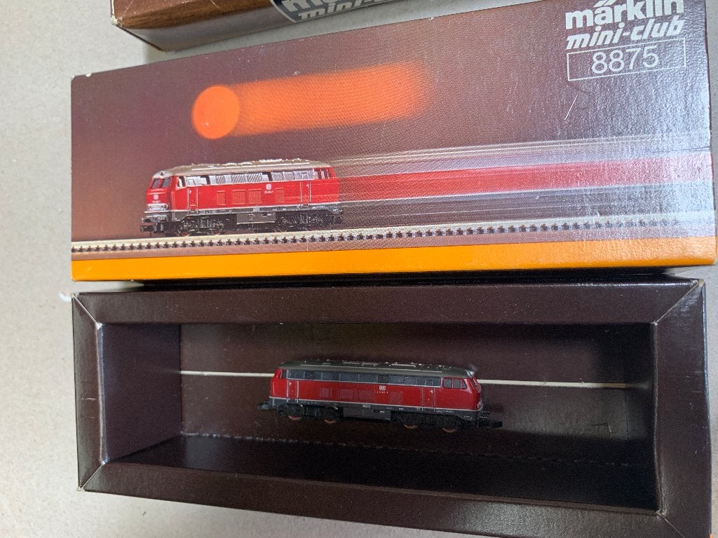 Märklin Ech. Z Mini-Club 8875 : Diesel DB, très bon état., Enlèvement ou Envoi, Märklin