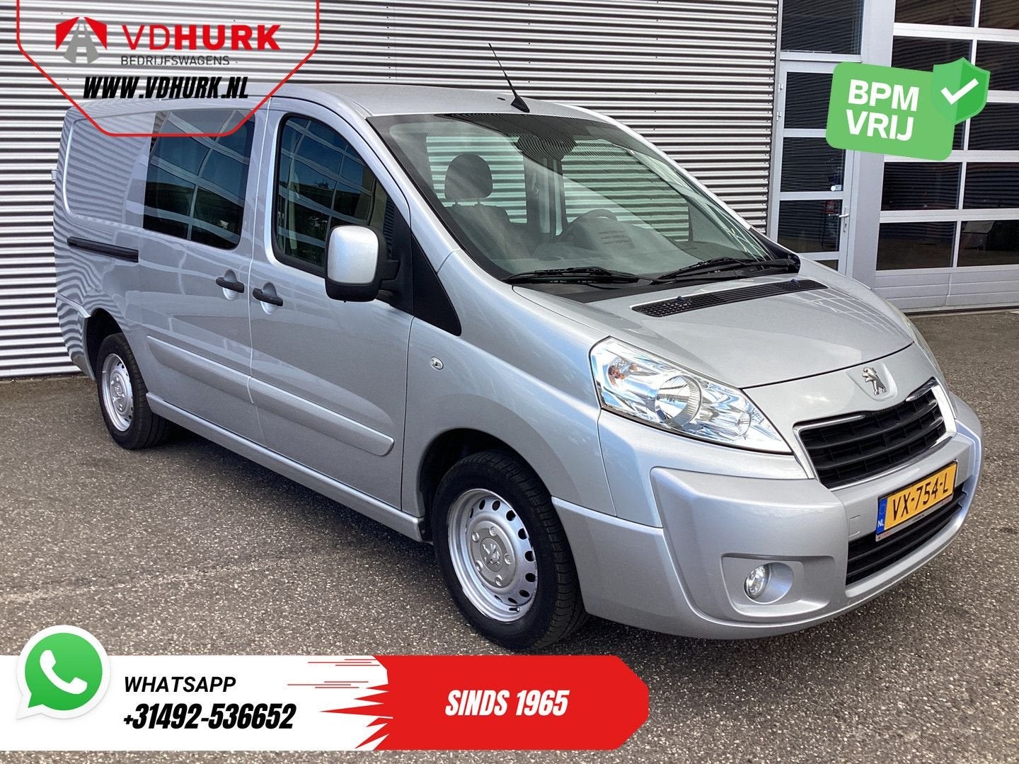 Peugeot Expert 2.0 HDI 130 pk L2 Dubbel Cabine DC EXPORT Air, Auto's, Bedrijf, 183 g/km, Parkeersensor, Te koop