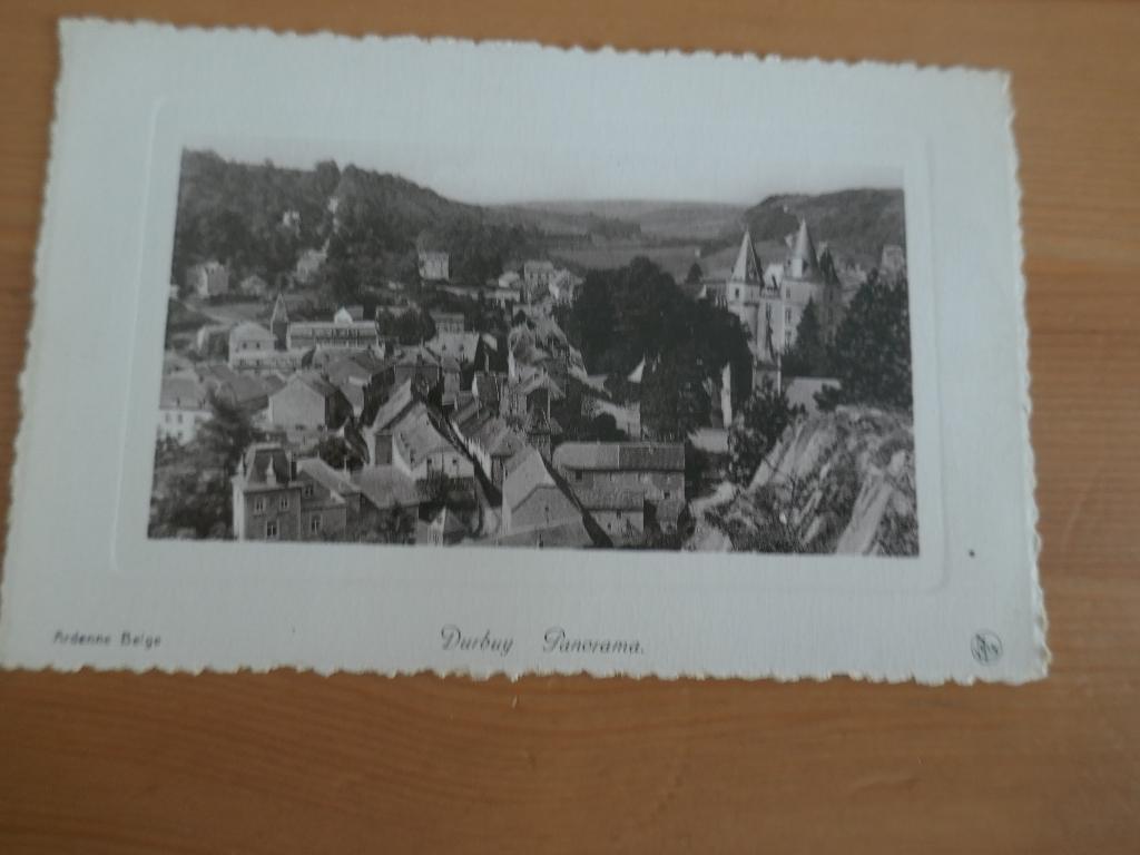panorama de Durbuy, Collections, Envoi, Non affranchie, Luxembourg