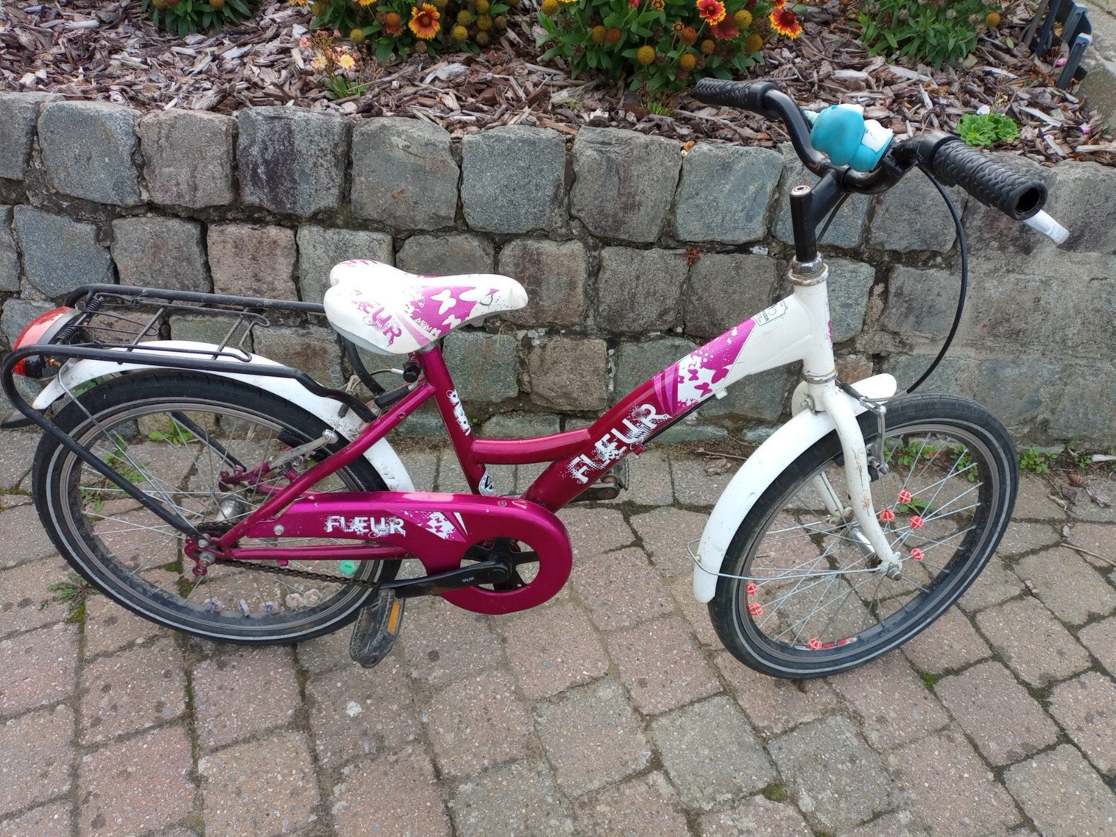 Meisjesfiets 20 inch MBM, Ophalen, Gebruikt, Velgrem, Mbm