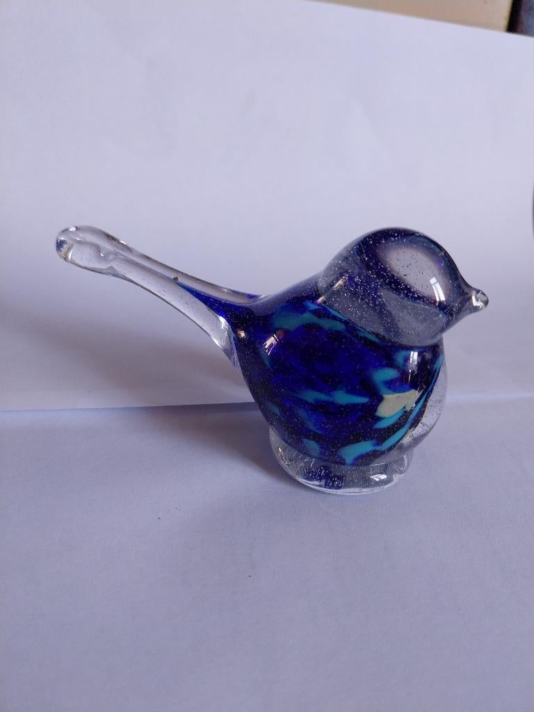 VINTAGE EN UNIEK STUK VAN EEN MURANO-VOGEL, Verzamelen, Dierenverzamelingen, Ophalen of Verzenden, Zo goed als nieuw, Vogel, Beeldje of Figuurtje
