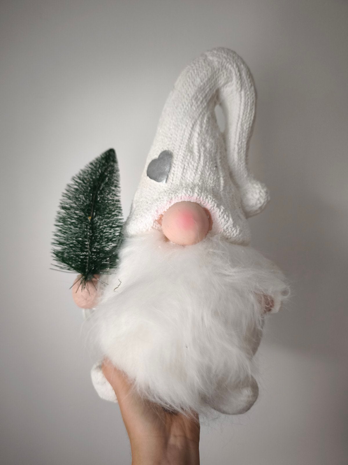 gnome lutin noël décoration statue figurine, Ophalen, Zo goed als nieuw