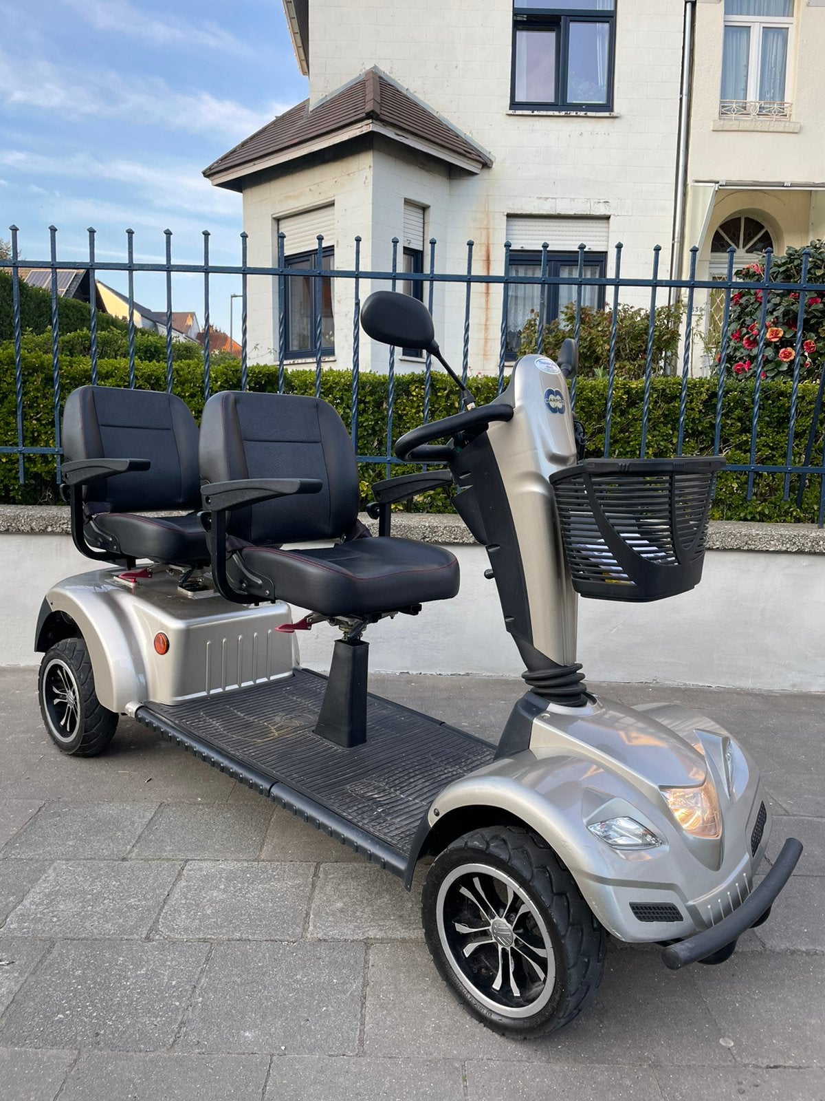 Scootmobiel Vermeiren Limo elektrische tweezits scooter, Ophalen of Verzenden, Inklapbaar, Zo goed als nieuw, Elektrische rolstoel