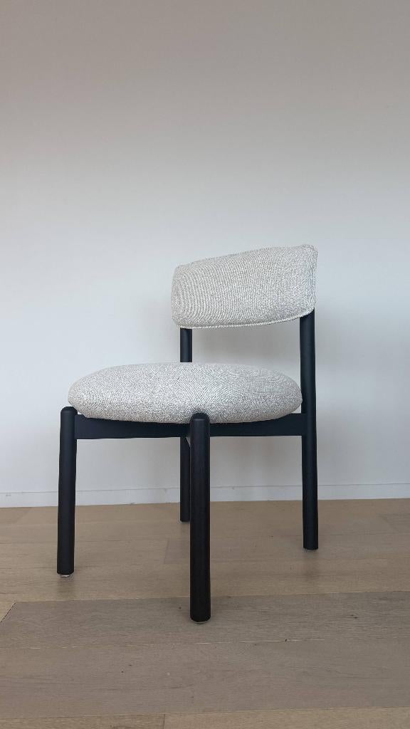 6 design eetkamerstoelen bouclé – nieuw – Japandi stijl, Huis en Inrichting, Stoelen, Ophalen, Overige kleuren, Japandi, Scandinavisch