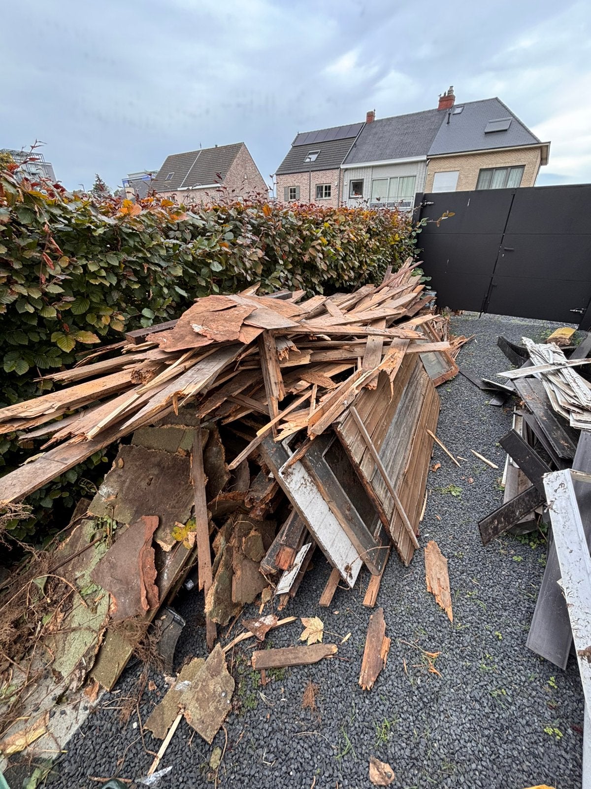Gratis afvalhout!, Ophalen