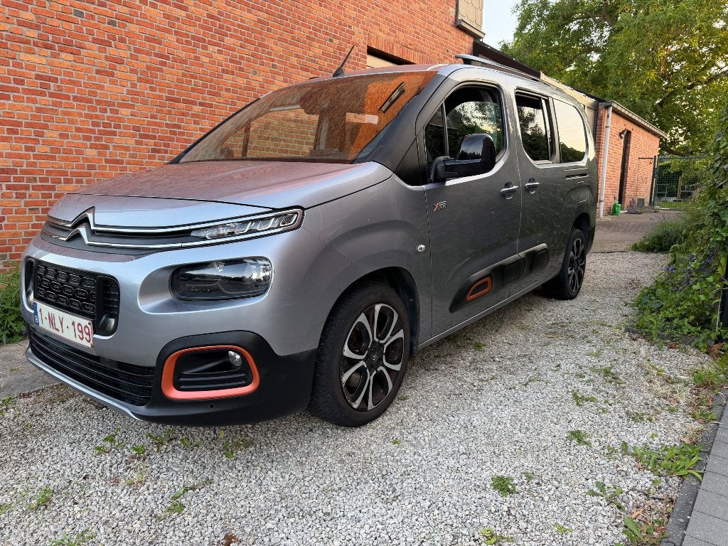 Citroën Berlingo XL 1.2 Shine XTR | 7 Zitplaatsen | Full Opt, Autos, Argent ou Gris, Achat, 7 places, Boîte manuelle