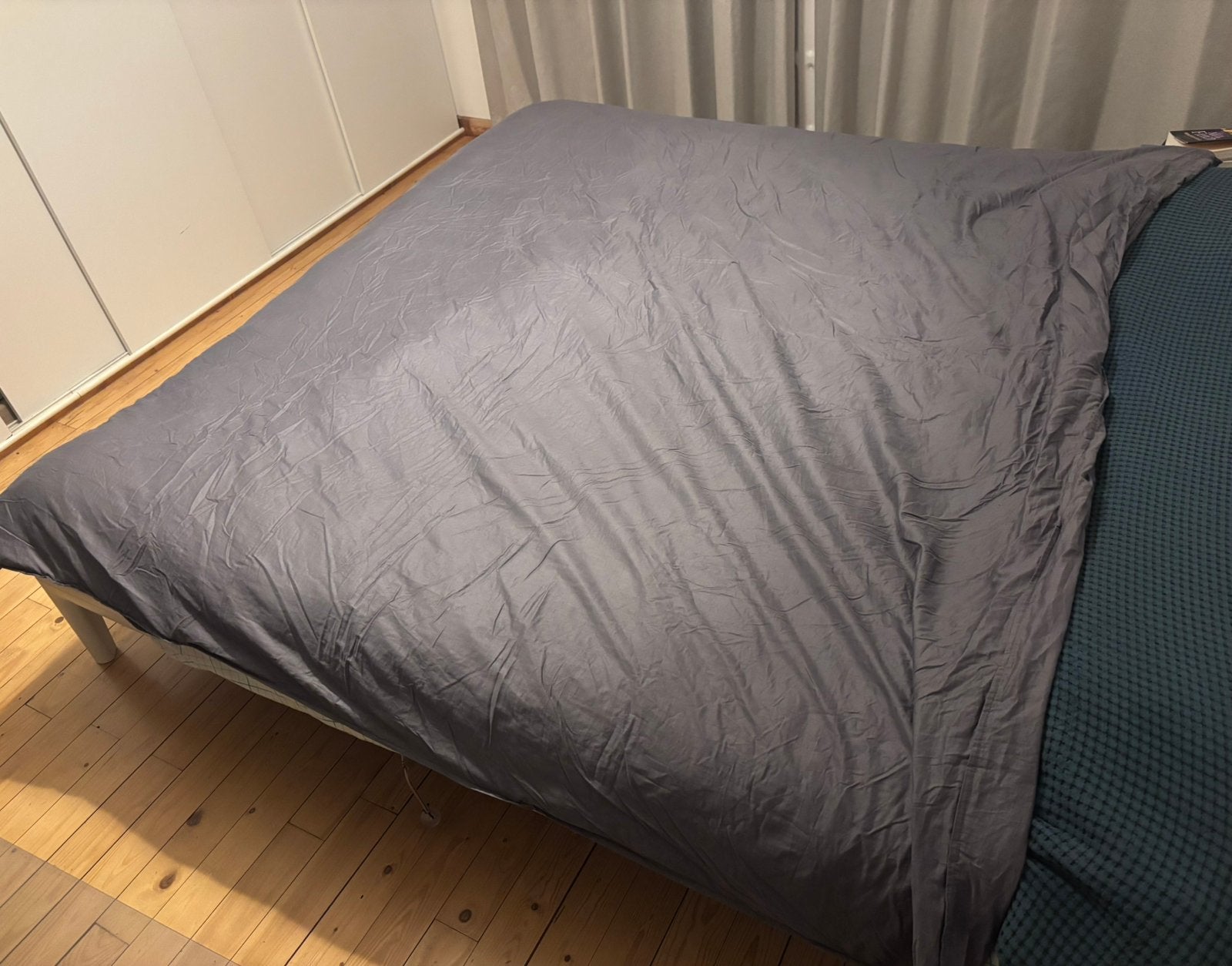 verzwaringsdeken 13 kg, Ophalen, Tweepersoons, Grijs, Deken of Dekbed