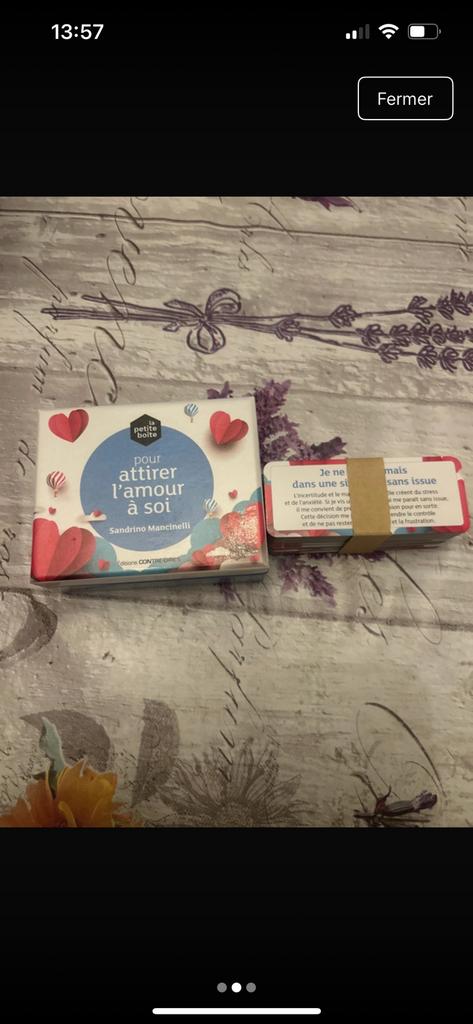 Lot de 2 jeux ne plus avoir peur et attirer l amour a soi, Enlèvement, Comme neuf