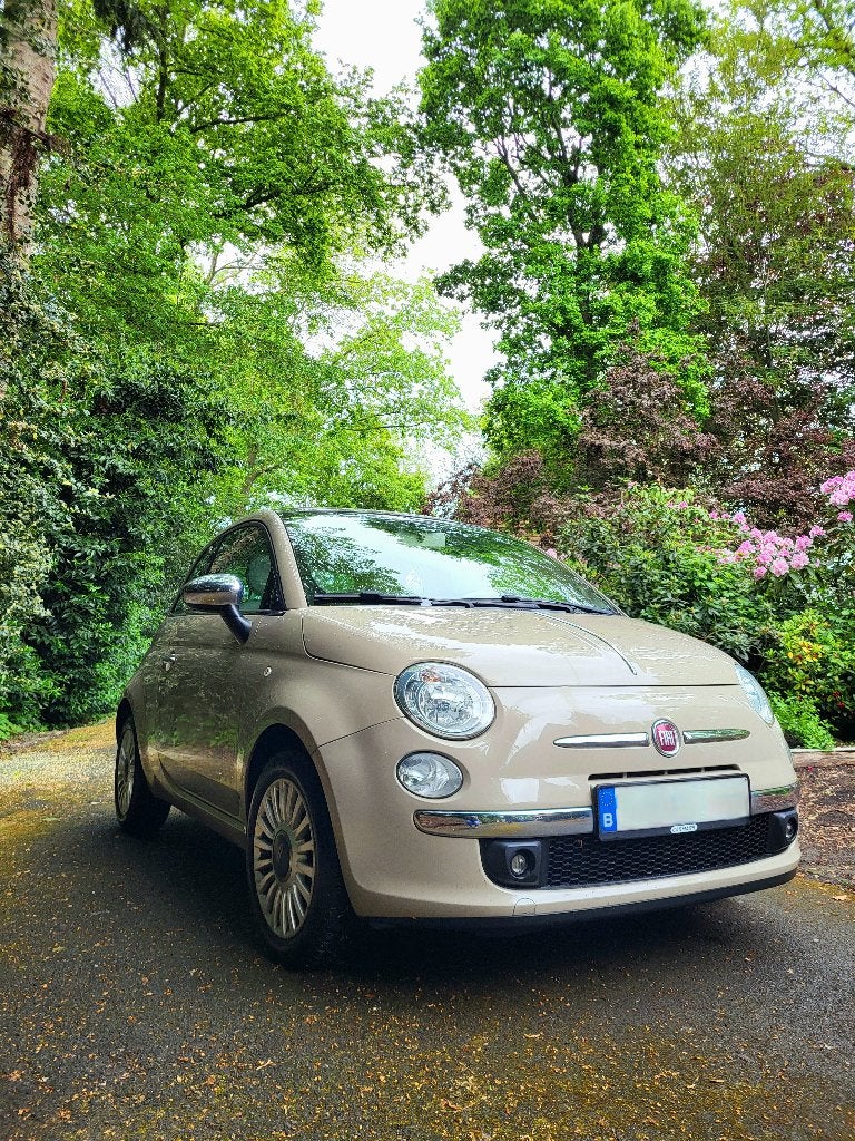 Fiat 500 - 1.2 Lounge - Benzine, Euro 5, Achat, Beige, Boîte manuelle