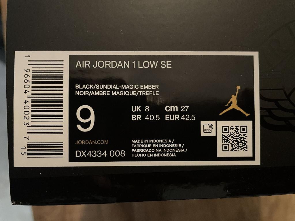 Nike Air Jordan 1 Low SE - Taille 42.5, Vêtements | Hommes, Chaussures, Autres couleurs, Comme neuf, Enlèvement, Nike air jordan
