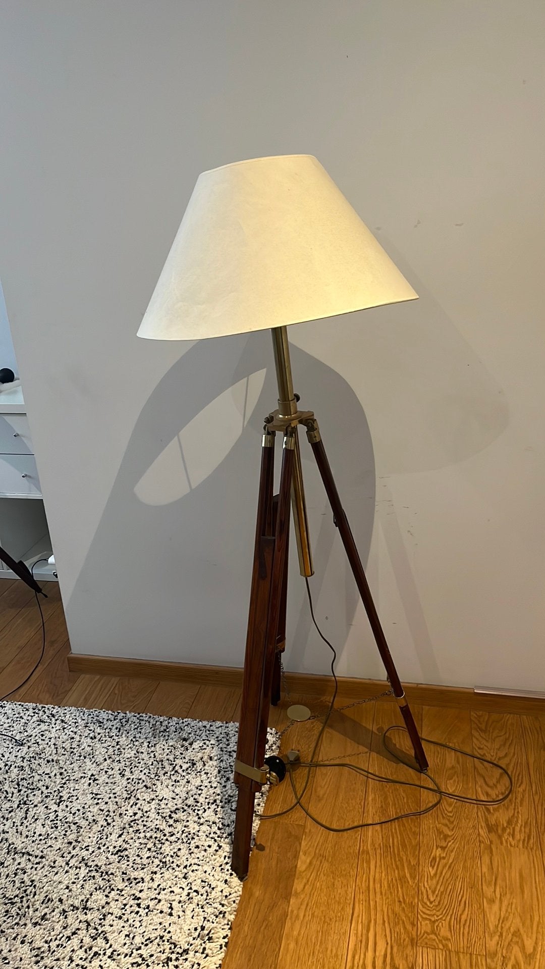 Lampe sur pied style flamant, Maison & Meubles, Enlèvement, Utilisé
