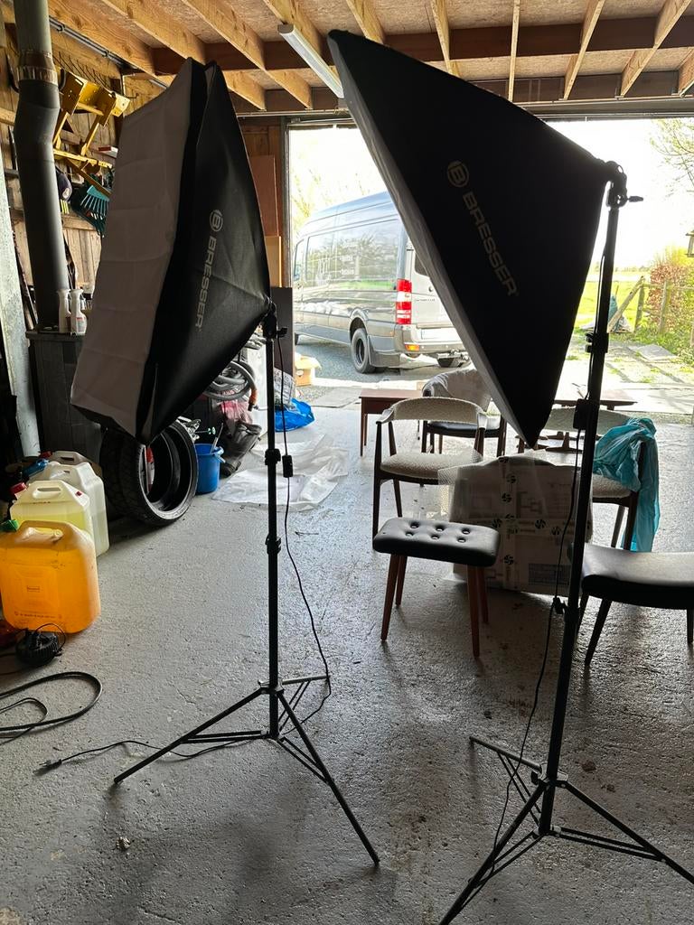Studioset led lampen 2st, Enlèvement, Comme neuf