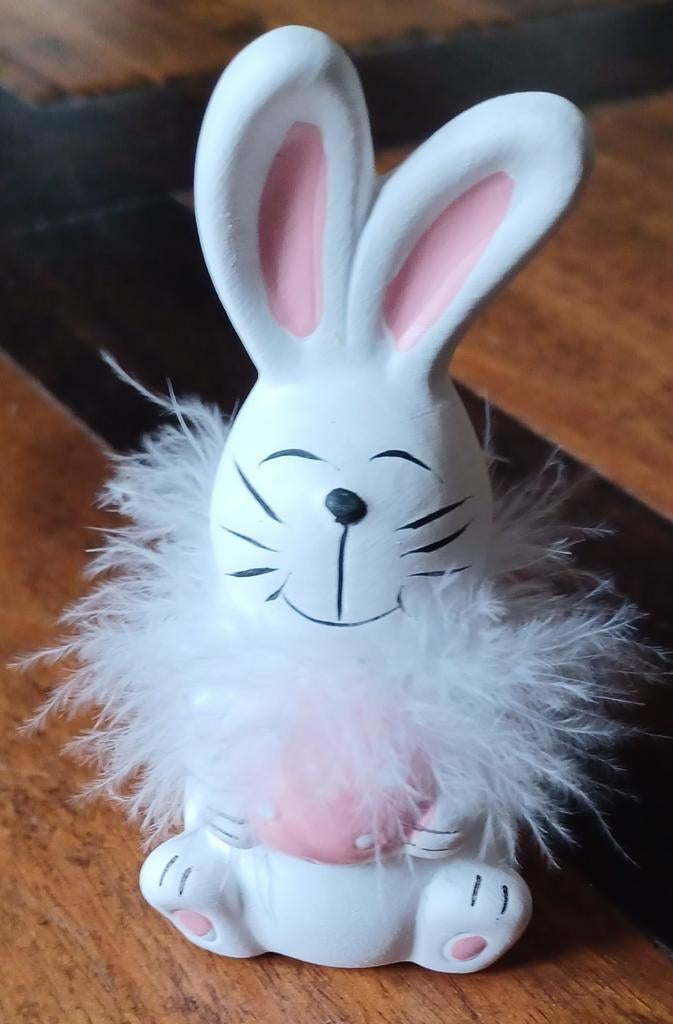 Joli petit lapin de Pâques, décoration en pierre, Divers, Envoi