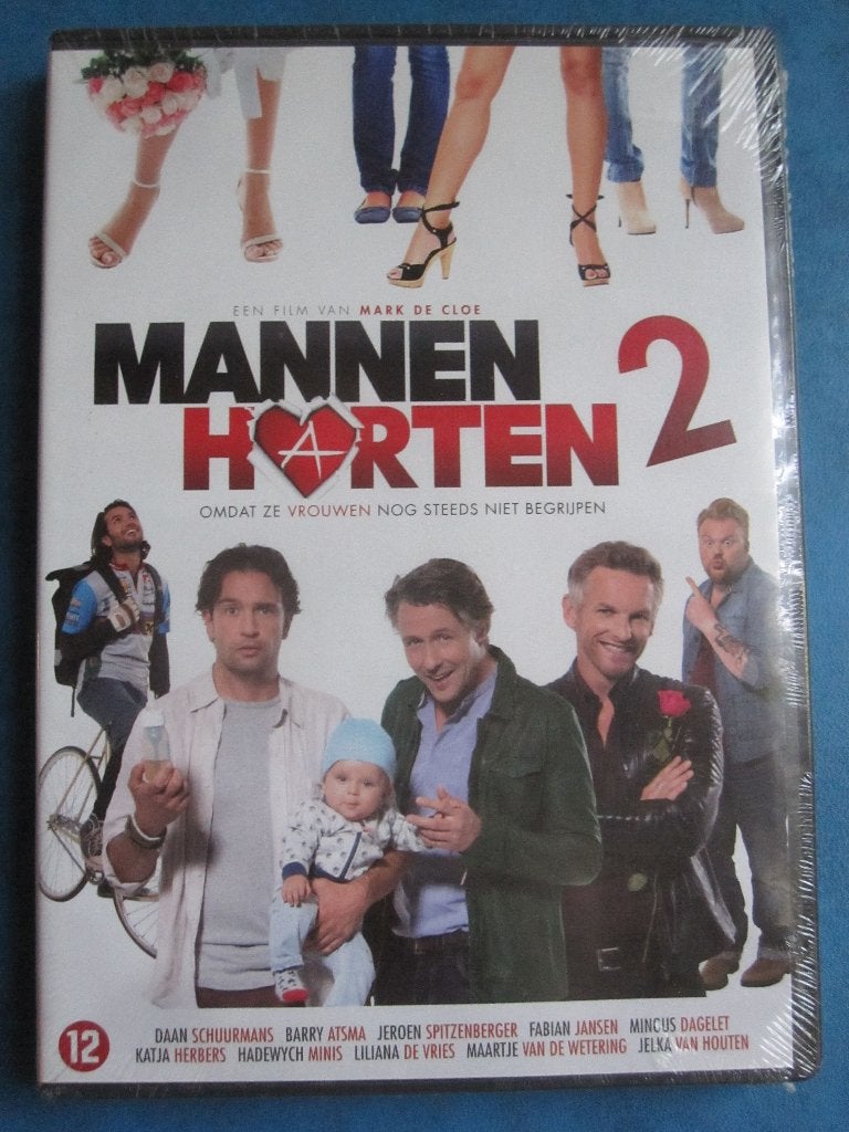 Mannenharten 2 (nieuw in de verpakking), Cd's en Dvd's, Vanaf 12 jaar, Ophalen of Verzenden, Nieuw in verpakking, Komedie