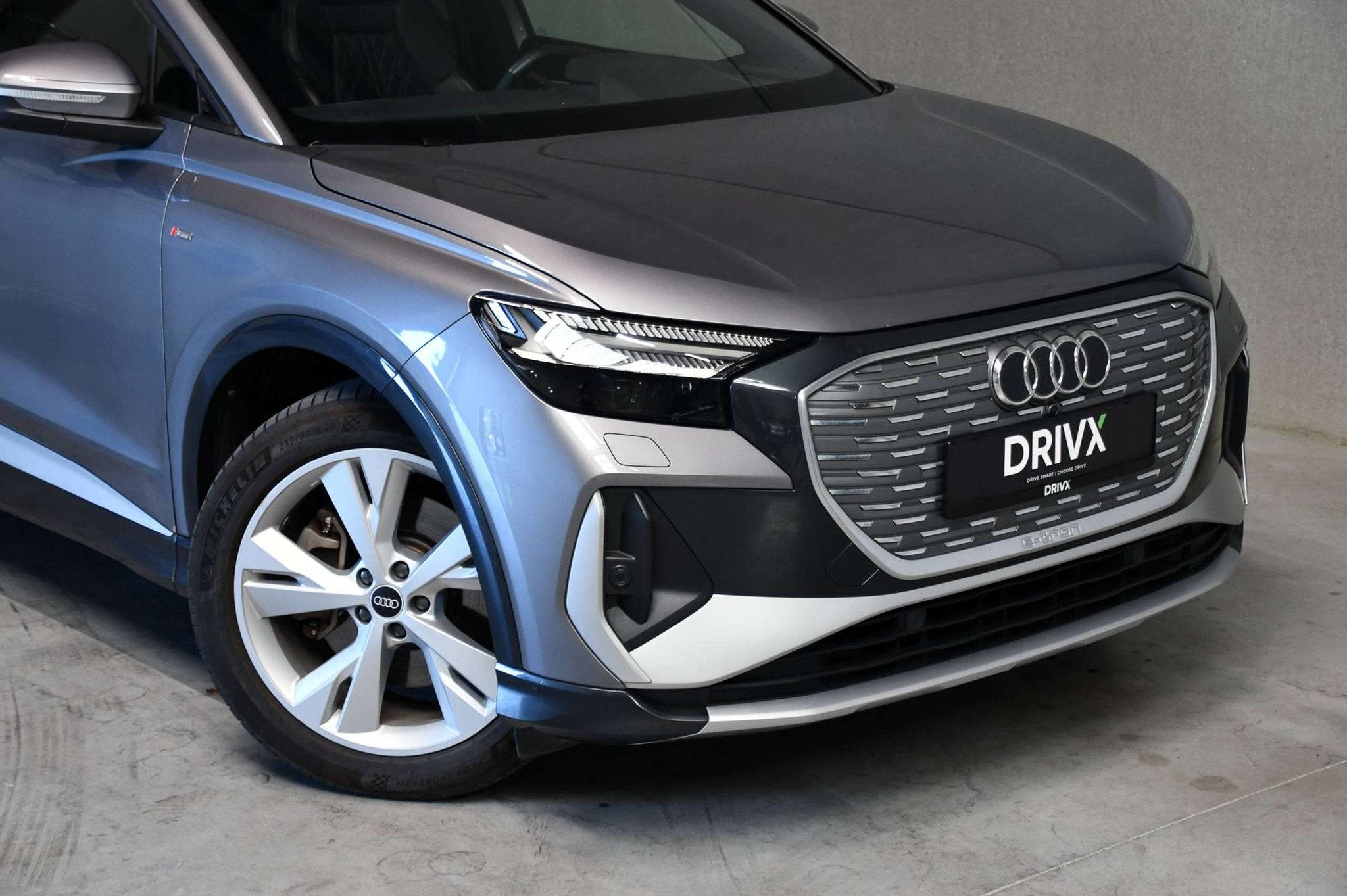 Audi Q4 e-tron 40 S line l Open Pano Dak l Sportzetels l ACC, Cuir, Argent ou Gris, Achat, Entreprise