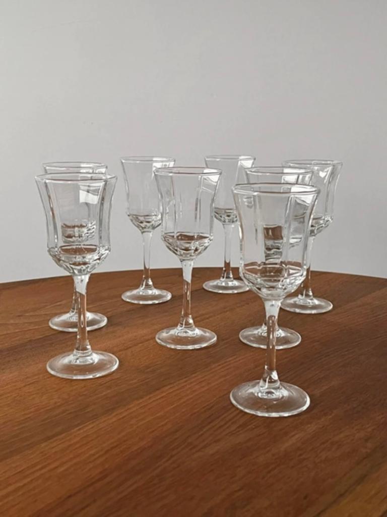 Set de 8 petits verres Luminarc France, Enlèvement, Utilisé, Verres et Verres à shot