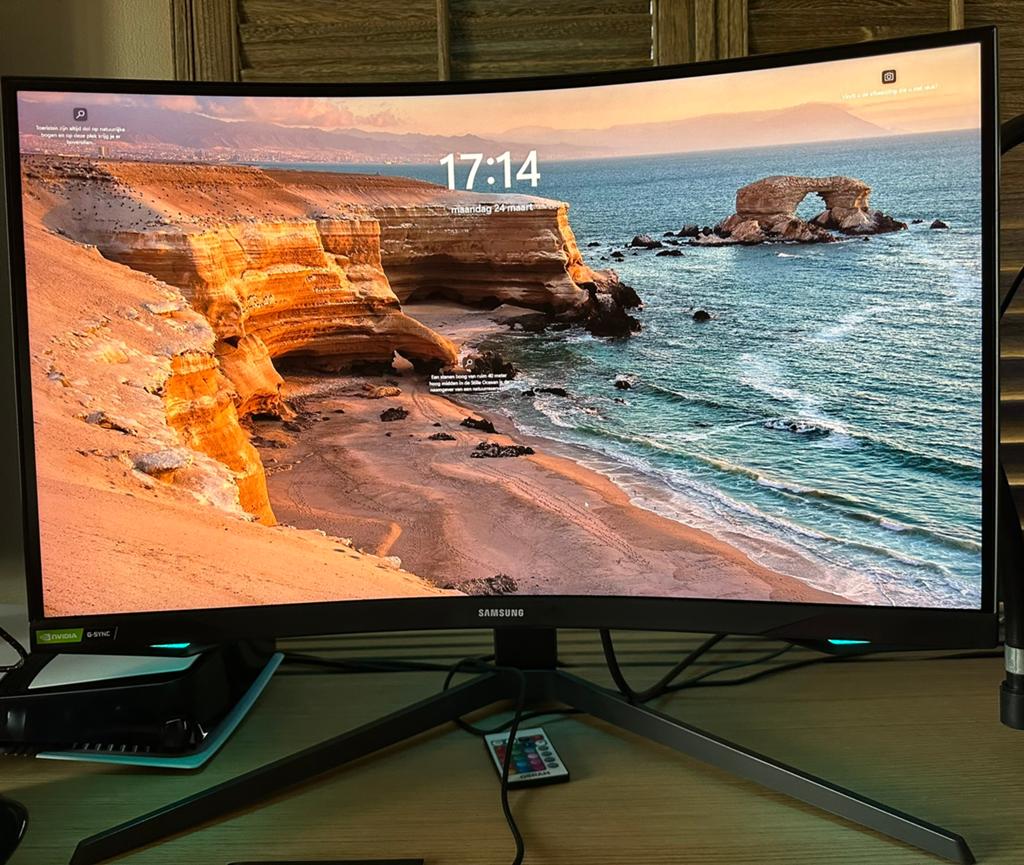 Samsung Odyssey G7 Qled 240hz 27inch Curved Gaming Monitor, Informatique & Logiciels, Moniteurs, Gaming, Enlèvement ou Envoi, Moins de 1 ms