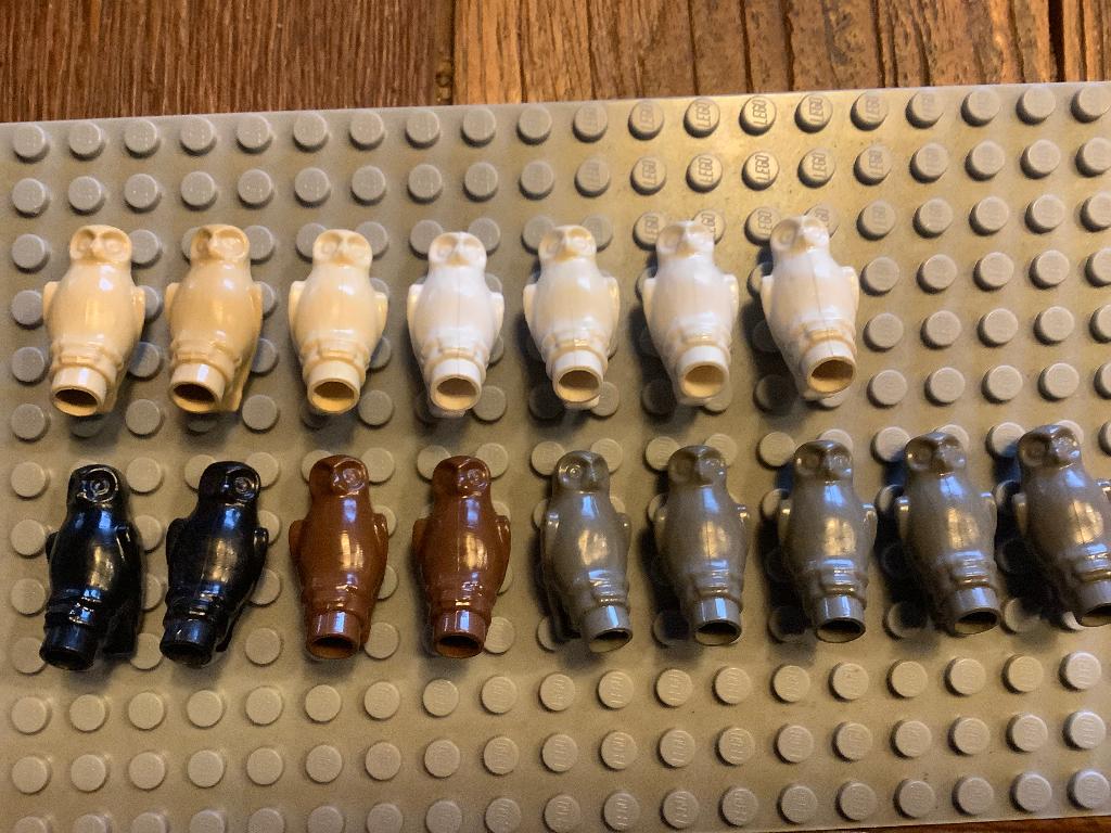 Lego uilen 16 stuks / 452-P2, Verzenden, Gebruikt, Losse stenen, Lego