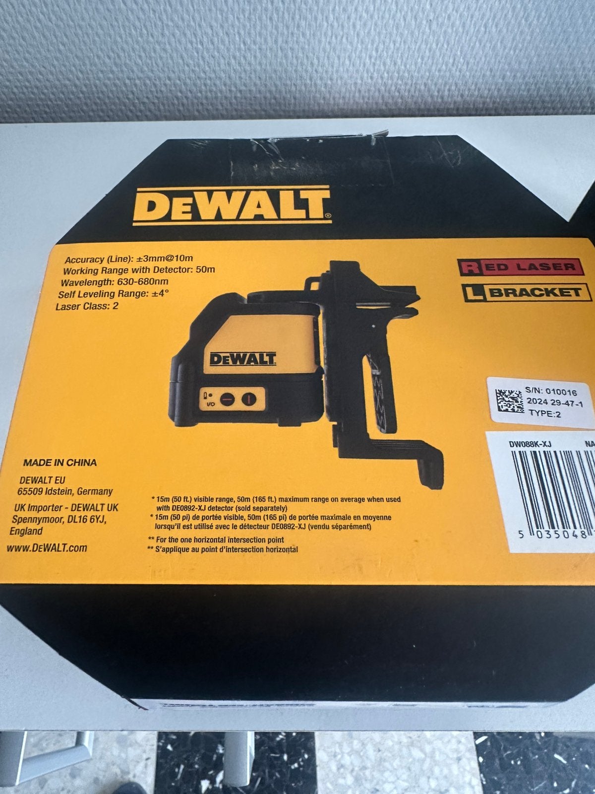 Lazer, Doe-het-zelf en Bouw, Meetapparatuur, Ophalen, Nieuw