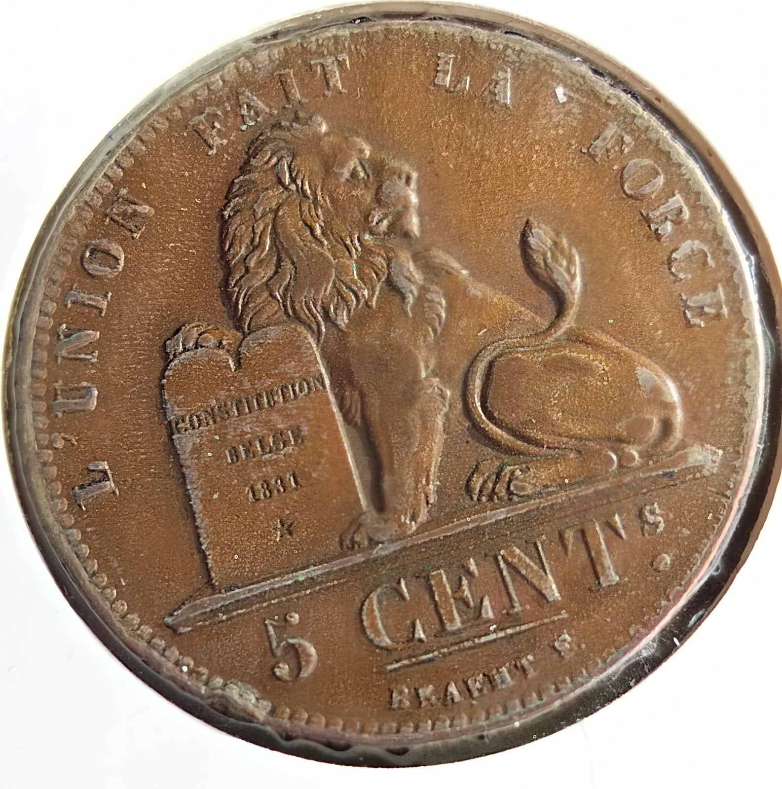 5 c 1833 Leopold 1, Ophalen of Verzenden