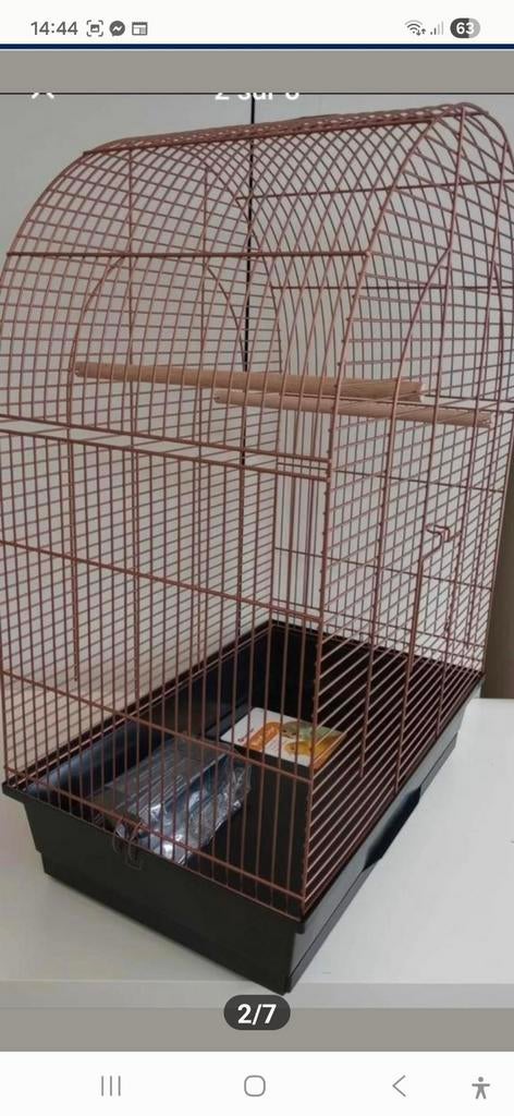 GRANDE CAGE OISEAUX 54X34X74.5, Dieren en Toebehoren, Vogels | Parkieten en Papegaaien