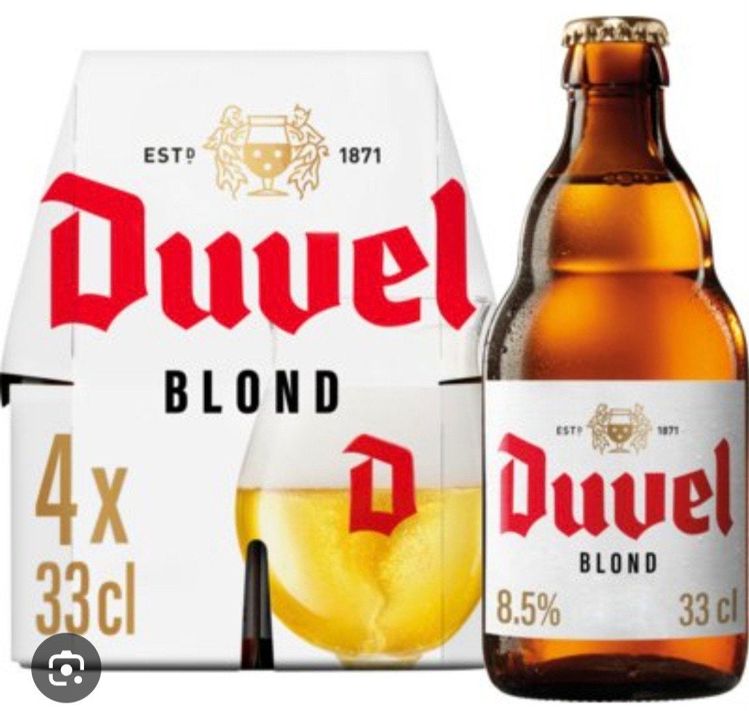 12 Duvel packs 4 flesjes - overschot feestje (48 flesjes), Ophalen