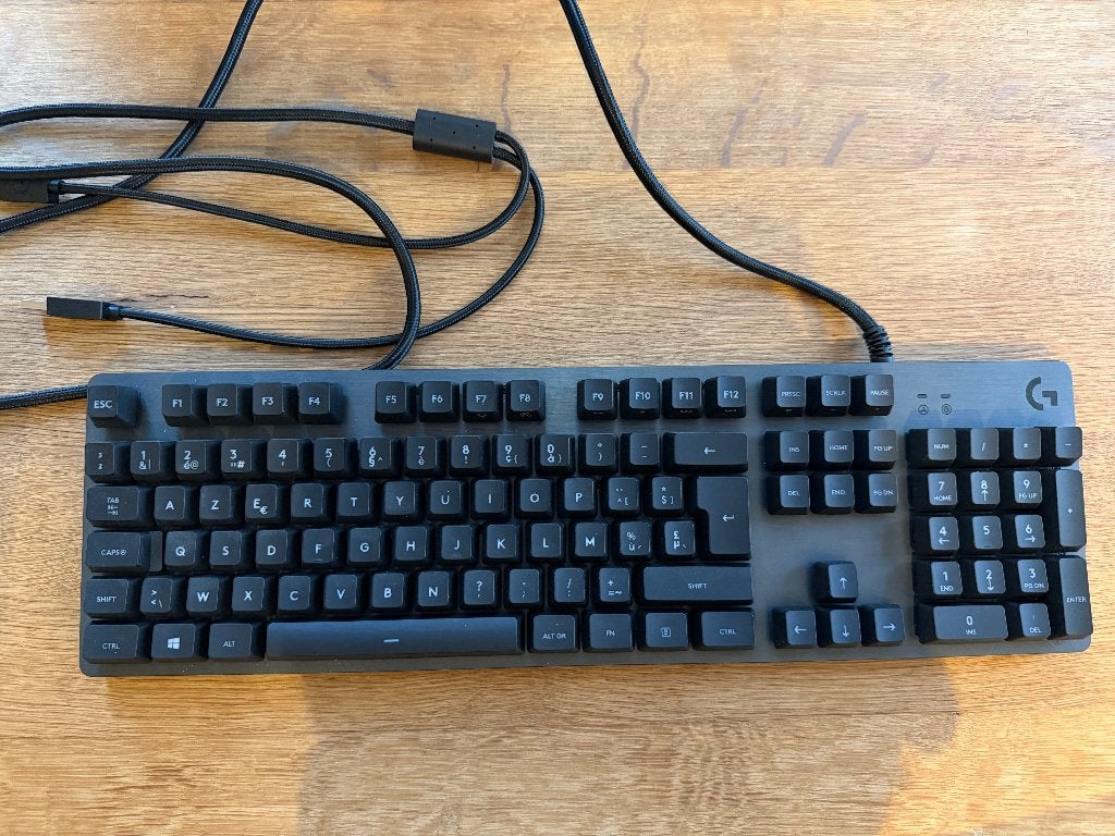 Logitech G413 Carbon mechanisch toetsenbord, Computers en Software, Toetsenborden, Nieuw, Azerty, Bedraad, Ophalen of Verzenden