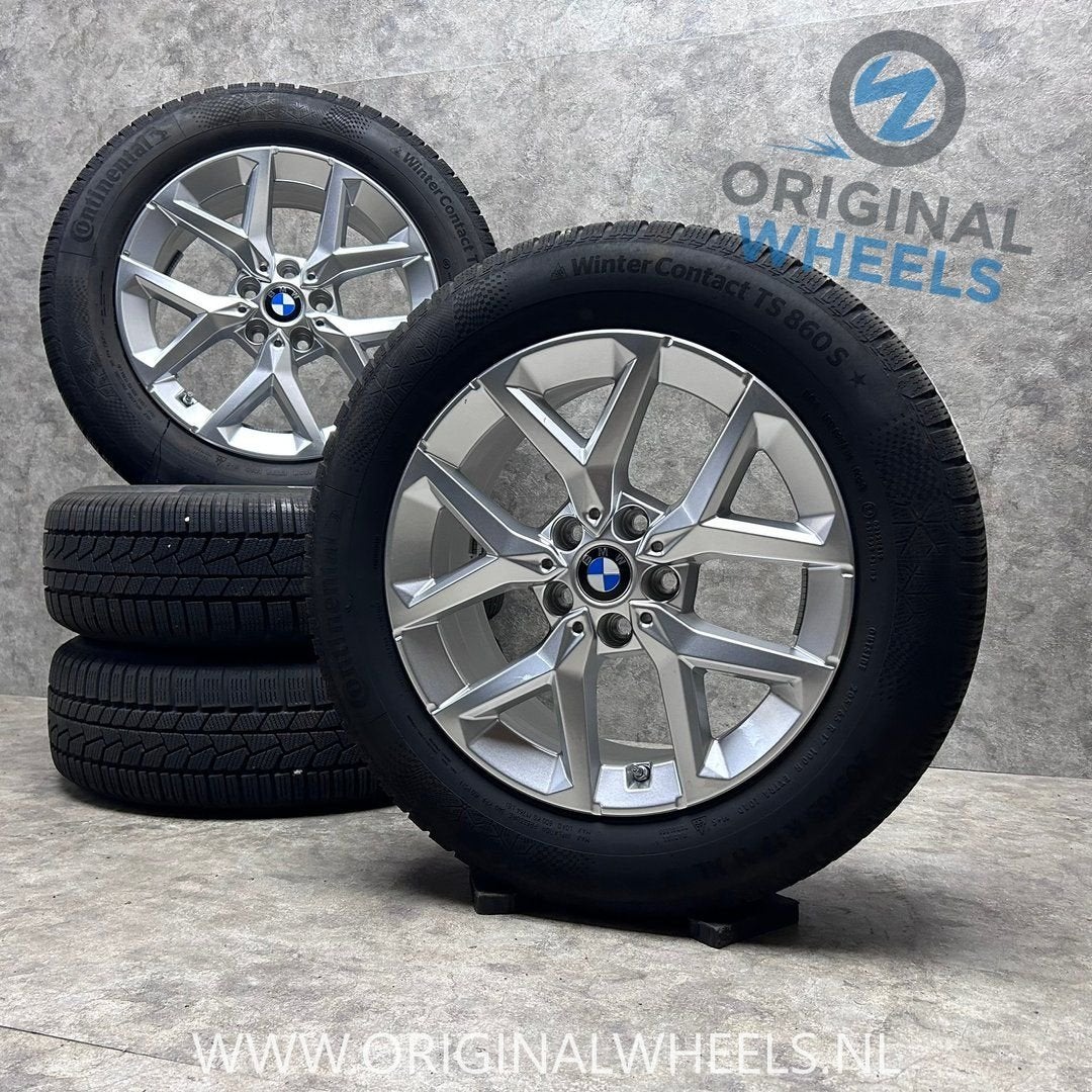 17 inch originele velgen + winterbanden BMW X1 U11 X2 U10, Gebruikt, -, -, Banden en Velgen