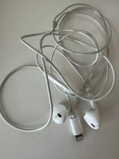 Originele iPhone oortjes met lightning verbinding, Telecommunicatie, Mobiele telefoons | Oordopjes, Ophalen of Verzenden, Zo goed als nieuw