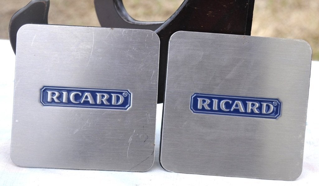 2 sous verre publicitaire ricard, Ophalen of Verzenden, Zo goed als nieuw, Overige typen