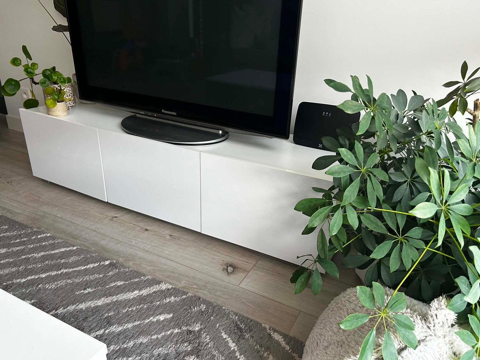 Televisiemeubel, Ophalen, 100 tot 150 cm, Zo goed als nieuw, Minder dan 100 cm