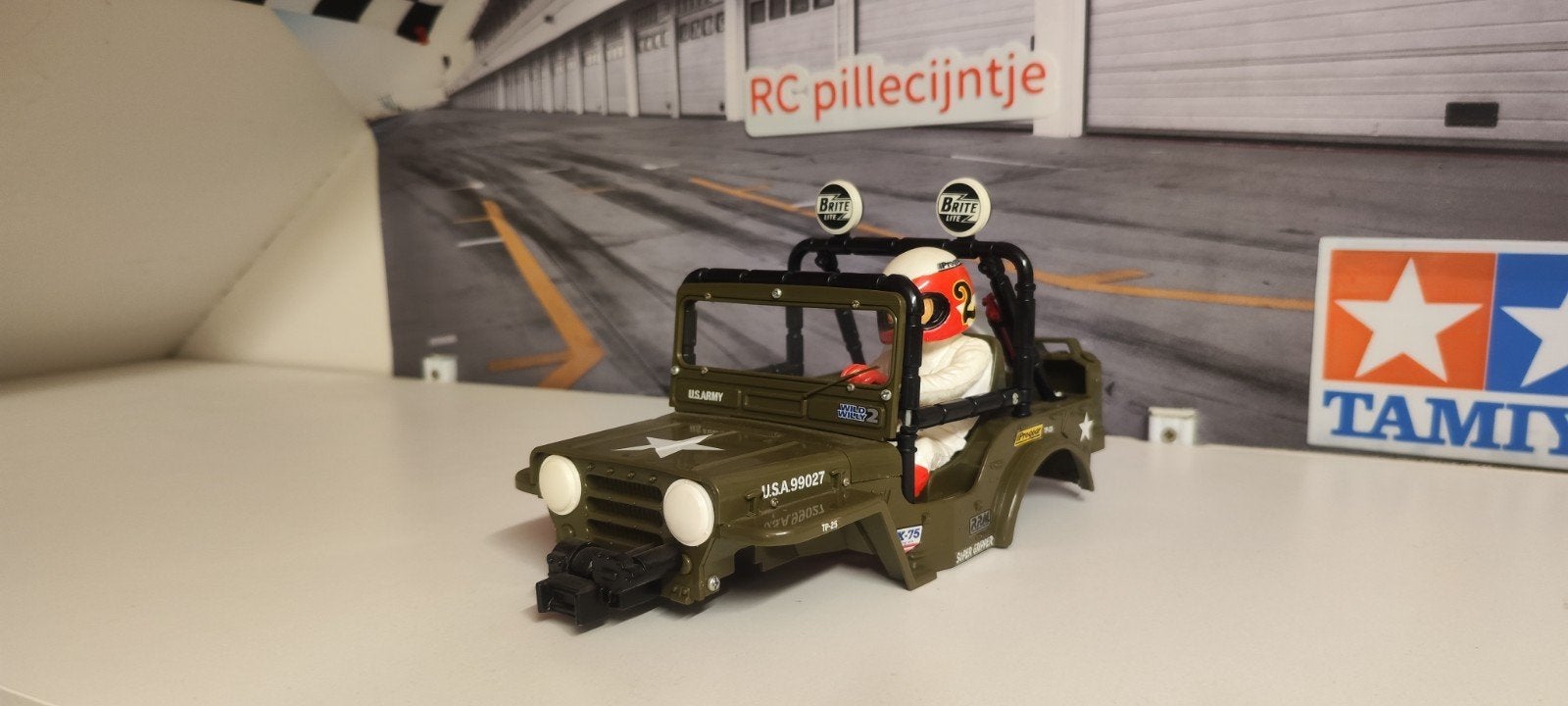 Tamiya wild willy2 body, Hobby en Vrije tijd, Modelbouw | Radiografisch | Auto's, Ophalen of Verzenden