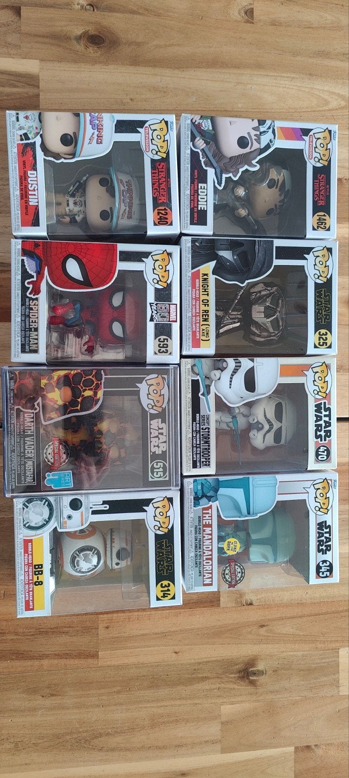 Verzameling Funko Pop Star Wars / Stranger Things / Marvel, Ophalen of Verzenden, Zo goed als nieuw