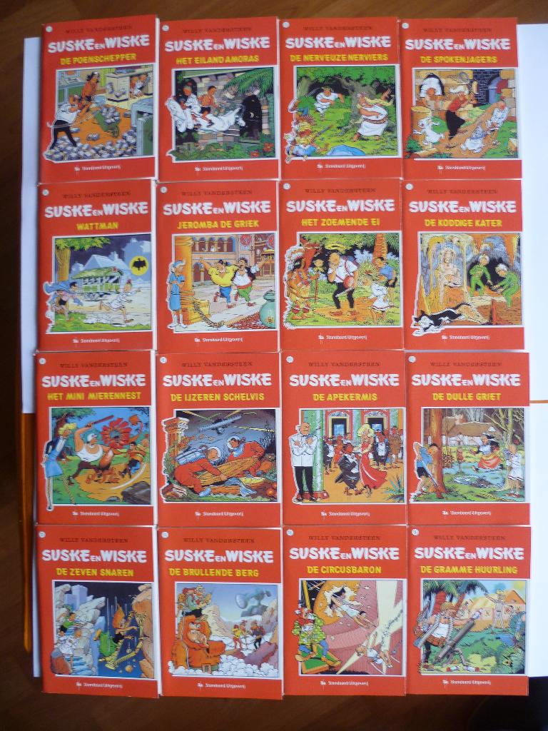 SUSKE EN WISKE"DE 16 MACHTIGE MINI UITGAVEN"AH UIT 2003, Boeken, Stripverhalen, Nieuw, Ophalen of Verzenden, Willy Vandersteen
