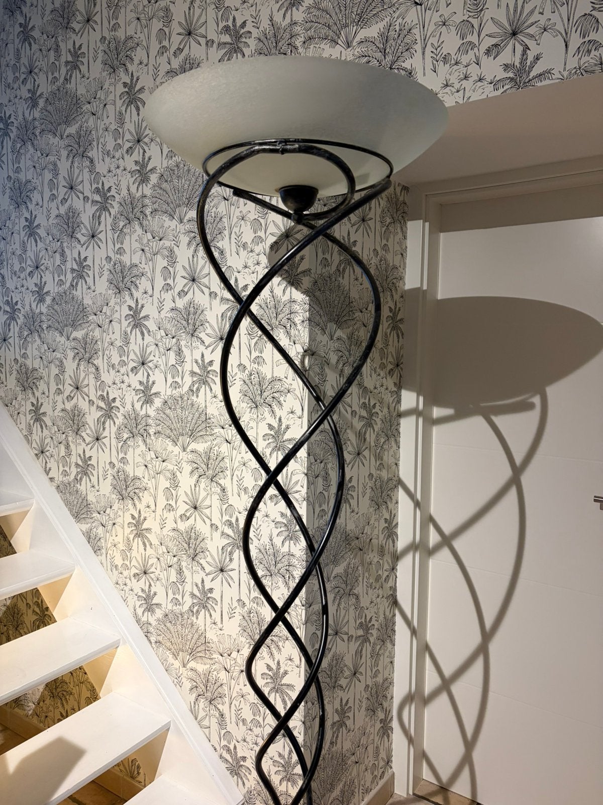 Lampe halogène style rustique, Maison & Meubles, Enlèvement, Utilisé