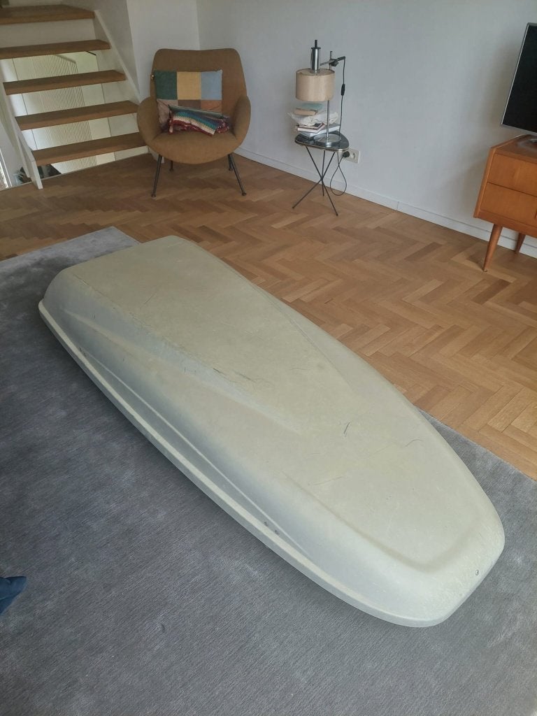 Dakkoffer Krono met dakrails, Auto diversen, Ophalen, Gebruikt